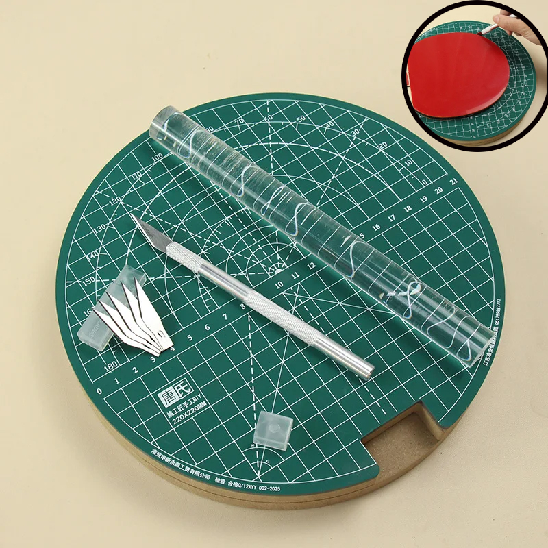 Table Tennis Match - Table Tennis Rubber Rotating Cutting Mat
