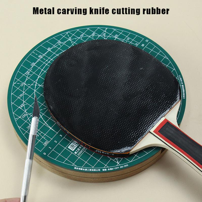 Table Tennis Match - New Table Tennis Rubber Rotating Cutting