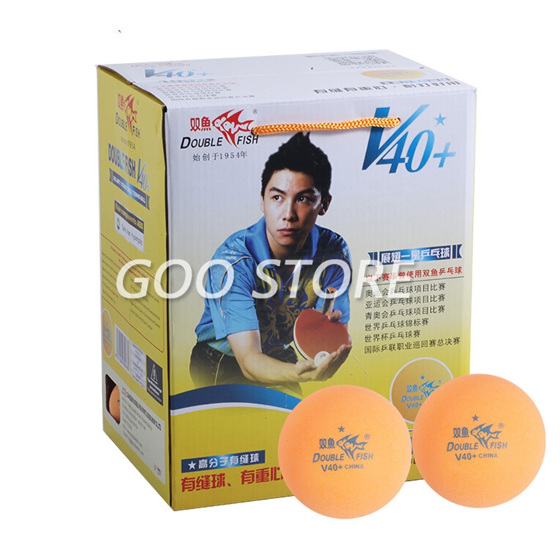 100 balls Double Fish V40+ 1-S - Table Tennis Vr 评论和价格