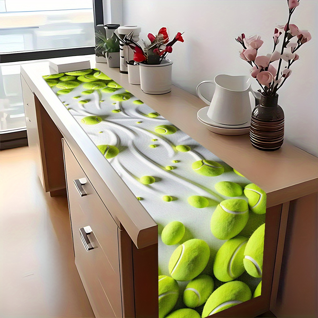 1pc Tennis Ball Table Runner F - Table Tennis News Today 评论和价格