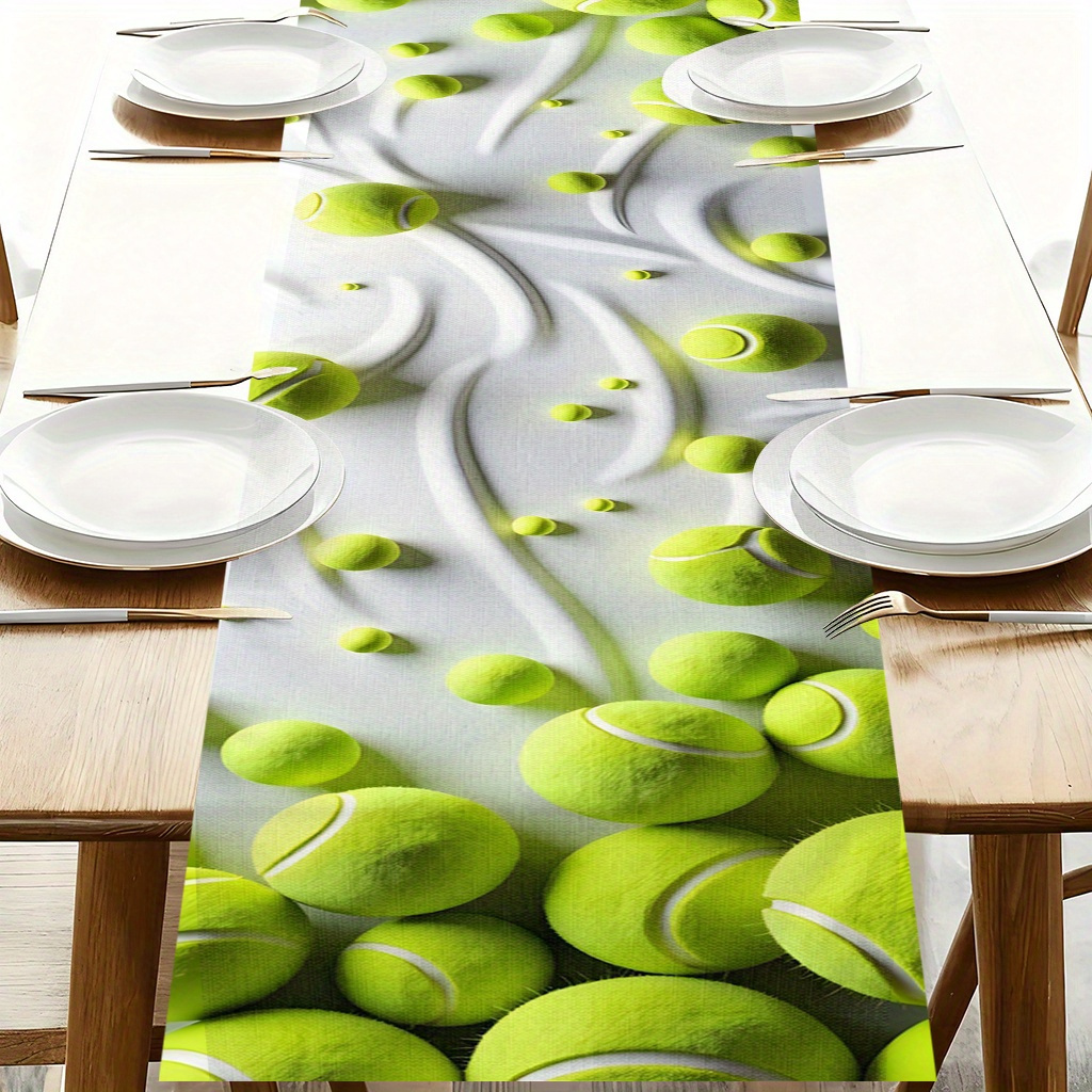 1pc Tennis Ball Table Runner F - Table Tennis News Today 评论和价格