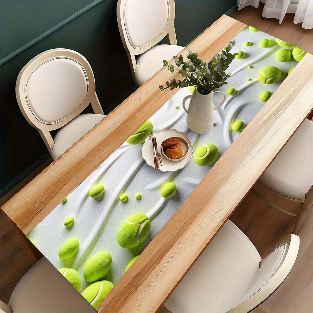 1pc Tennis Ball Table Runner F - Table Tennis News Today 评论和价格