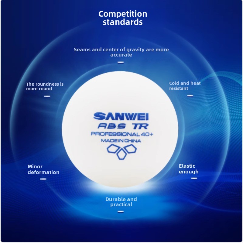 100 pcs Sanwei New Materials P - Table Tennis Vr 评论和价格
