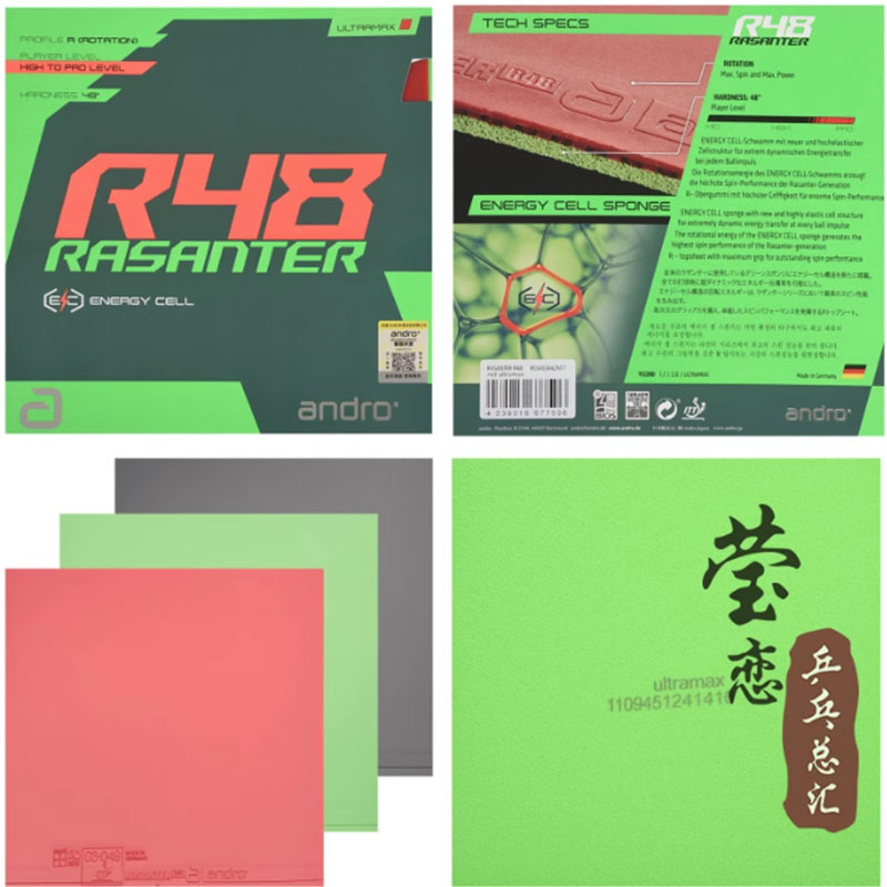 Andro Rasanter R45 47 50 C45 4 - Table Tennis For Sale 评论和价格