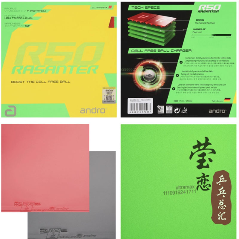 Andro Rasanter R45 47 50 C45 4 - Table Tennis For Sale 评论和价格