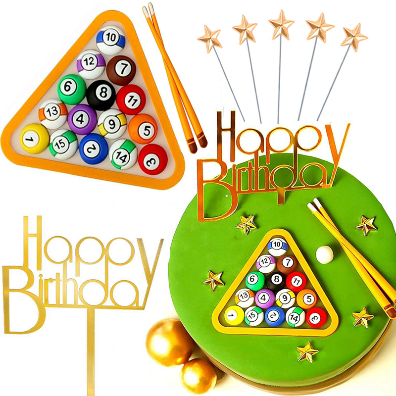 Billiard Ball Cake Decoration  - Table Tennis For Sale 评论和价格