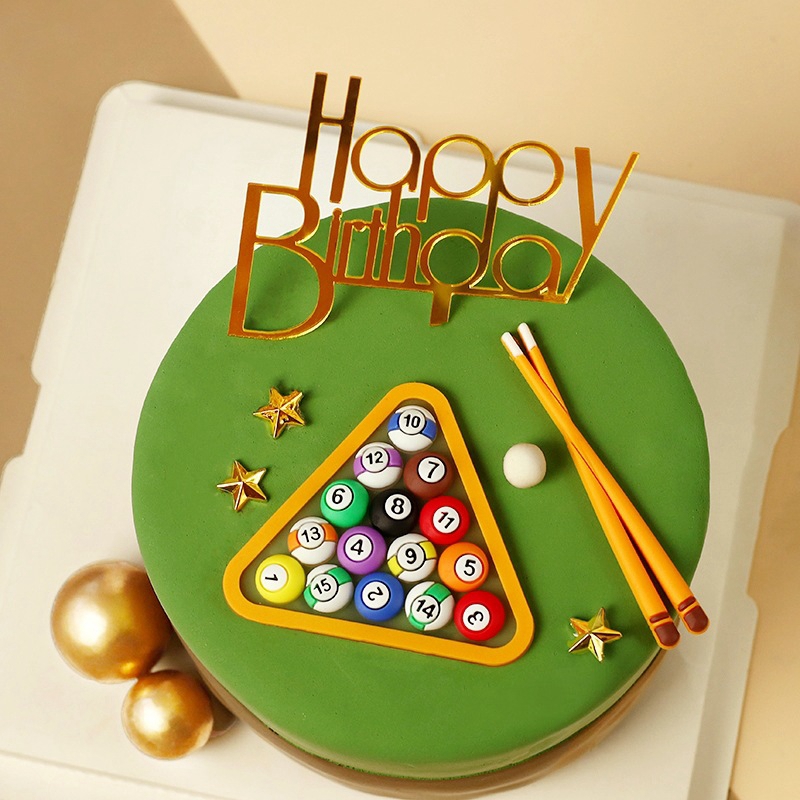 Billiard Ball Cake Decoration  - Table Tennis For Sale 评论和价格