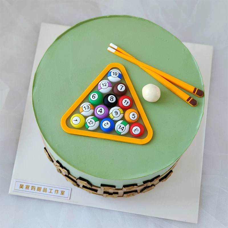 Billiard Cake Birthday Decorat - Table Tennis For Sale 评论和价格