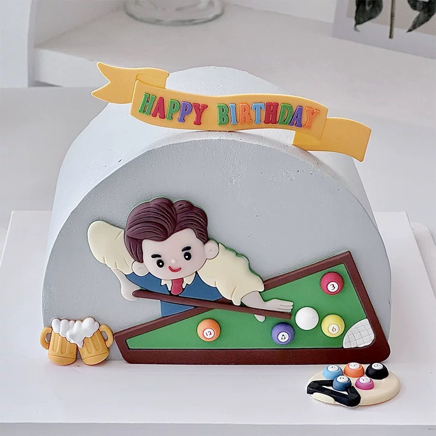 Billiard Cake Birthday Decorat - Table Tennis For Sale 评论和价格