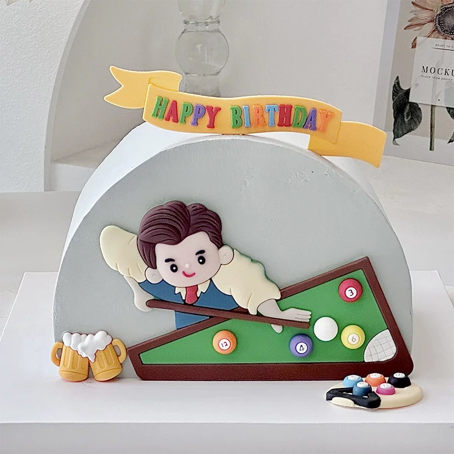 Billiard Cake Birthday Decorat - Table Tennis For Sale 评论和价格