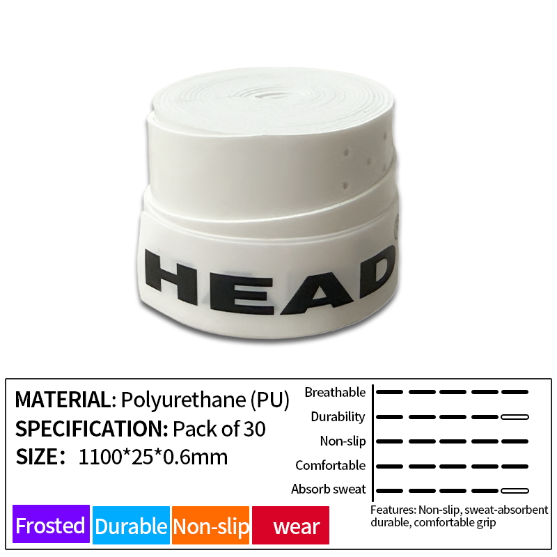 15PCS HEAD Tennis Overgrip Pad - Side Tape Racket 评论和价格