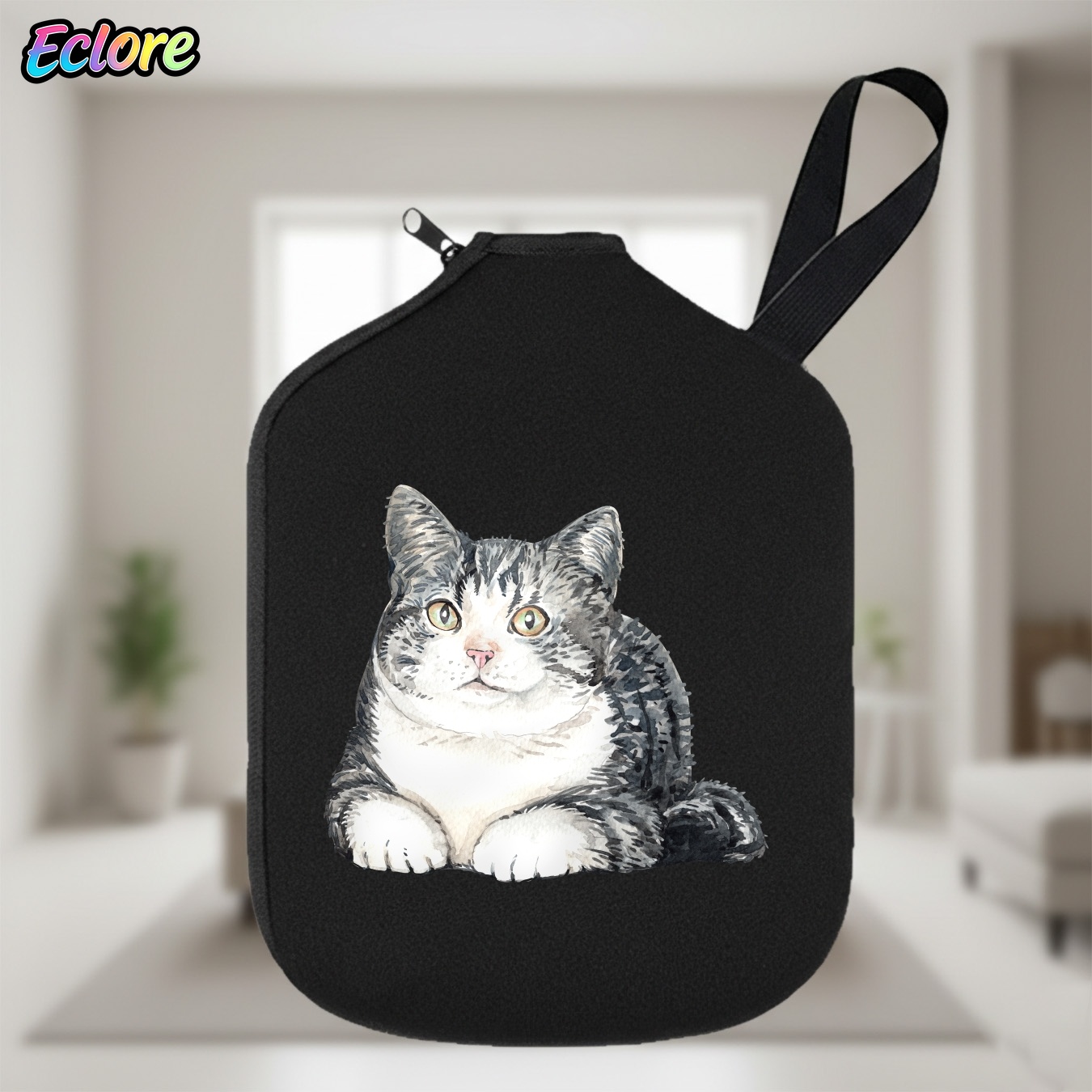 Cute Watercolor Cat Pickleball - Table Tennis Paddle 评论和价格